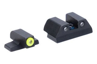 FN 509 night sight set with daylight bright yellow ring.